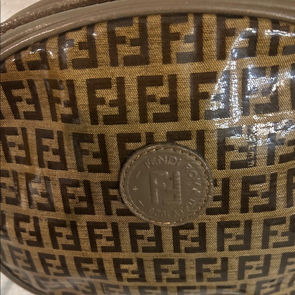 Fendi Tan and Brown Monogram Crossbody /shoulder Bag - Picture 13 of 17